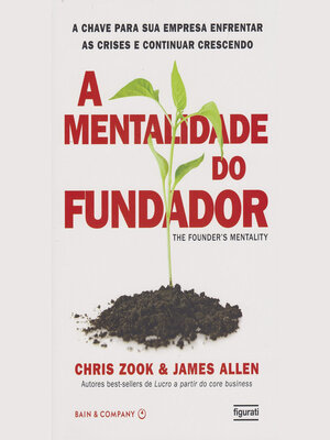 cover image of A mentalidade do fundador